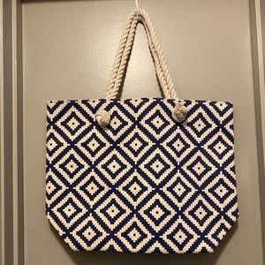 Brand New Summer and Rose Canvas Tote